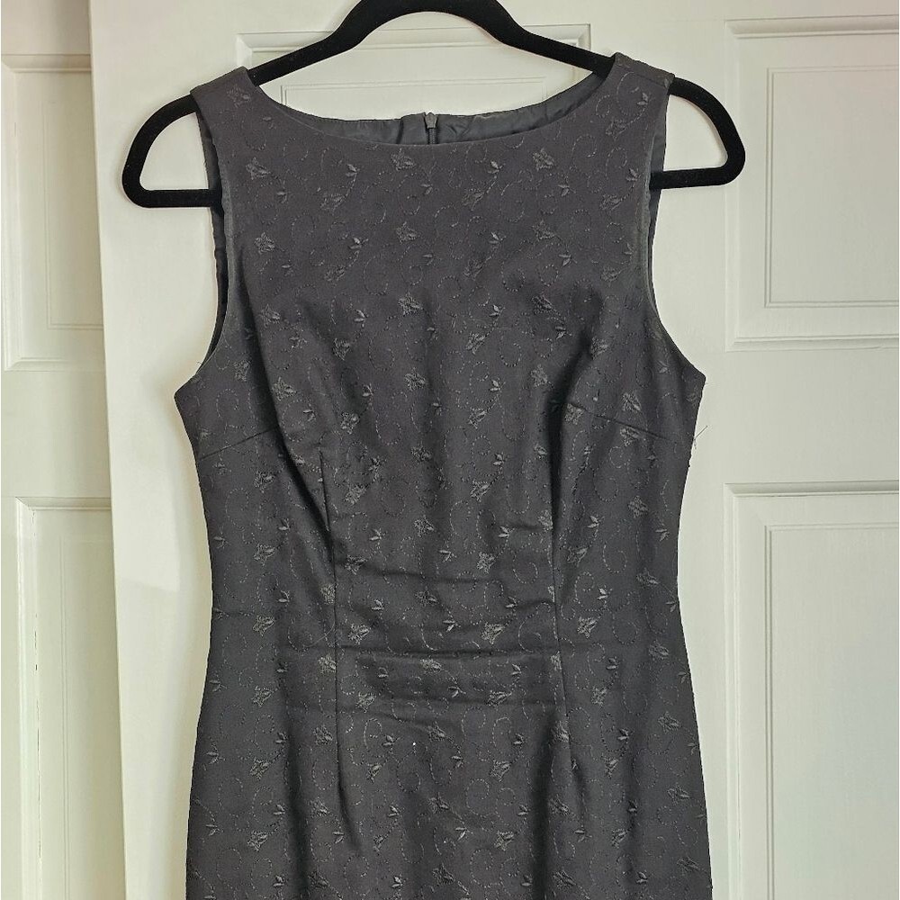 New Frontier Coctail Black Dress (Sheath) Size 8